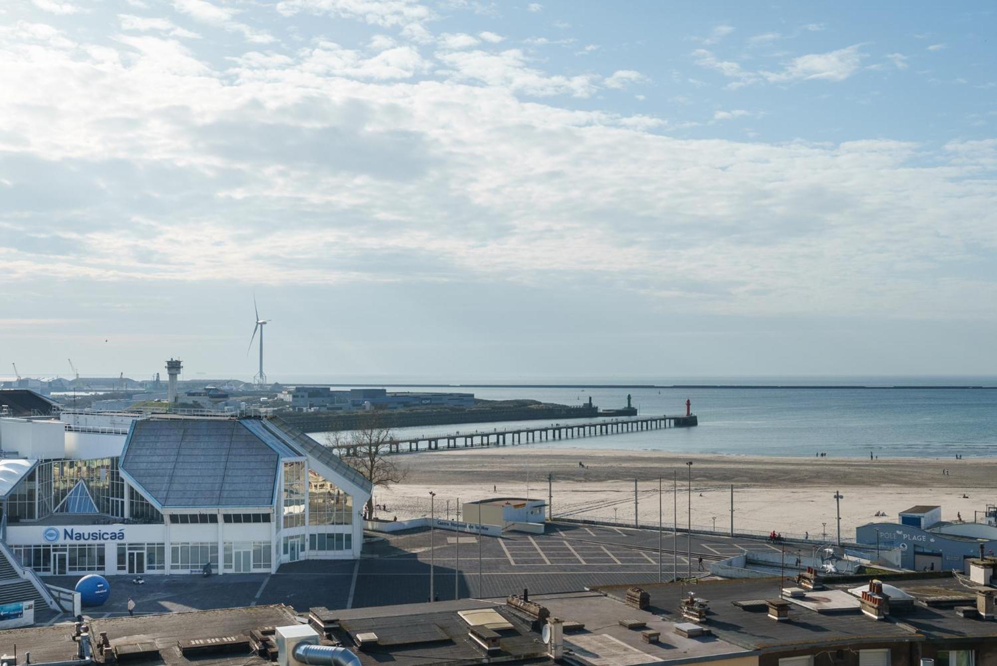 Superbe Vue Mer Face A Nausicaa Boulogne-sur-Mer Esterno foto